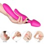 ARMONY Rabbit Massager & Vibrator in Fuchsia – Silikon, 18 Vibrationsmodi, USB Wiederaufladbar