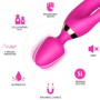 ARMONY Rabbit Massager & Vibrator in Fuchsia – Silikon, 18 Vibrationsmodi, USB Wiederaufladbar
