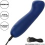 CalExotics Cashmere Satin G Massagestab – Blau, leistungsstark und flexibel