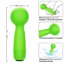 CALEXOTICS Neon Vibes The Bubbly Vibe Mini-Massager Grün mit 10 Vibrationsmodi