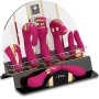 SHUNGA - Display mit 6 Intimen Massagern in Fuchsia