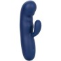 CalExotics Cashmere Silk Duo Blau – Flexibler G-Punkt Massagevibrator mit 10 Vibrationsstufen