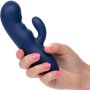 CalExotics Cashmere Silk Duo Blau – Flexibler G-Punkt Massagevibrator mit 10 Vibrationsstufen