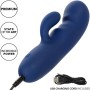 CalExotics Cashmere Silk Duo Blau – Flexibler G-Punkt Massagevibrator mit 10 Vibrationsstufen