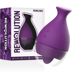 REWOLUTION REWOLINGO - Leistungsstarker Zungenvibrator für präzise Klitorisstimulation