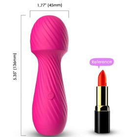ARMONY DAZZLE Kleiner Massage- und Vibrator in Fuchsia – 9 Vibrationsmodi, wasserdicht, USB wiederaufladbar