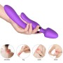 ARMONY Rabbit Vibrator & Massager Violett – 2x9 Vibrationsmodi, Flexibler Nacken, Wasserdicht