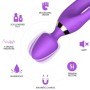 ARMONY Rabbit Vibrator & Massager Violett – 2x9 Vibrationsmodi, Flexibler Nacken, Wasserdicht