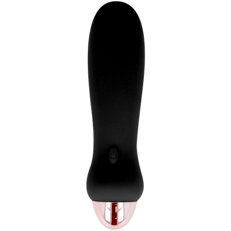 DOLCE VITA - Wiederaufladbarer Vibrator Five Schwarz mit 7 Geschwindigkeiten
