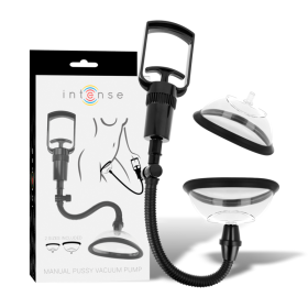INTENSE - Manuelle Vaginalpumpe mit zwei austauschbaren Aufsätzen