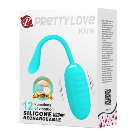PRETTY LOVE - KIRK Wiederaufladbares Vibrations-Ei in Hellgrün