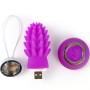 ARMONY Octopus Vibrator-Ei mit Kaktus-Design und Fernbedienung, Violett