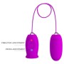 PRETTY LOVE - Daisy Dual Vibrator mit wiederaufladbarem Ei, Violett