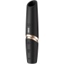 SATISFYER Perfect Kiss Wellenstimulator für die Klitoris, Schwarz/Gold