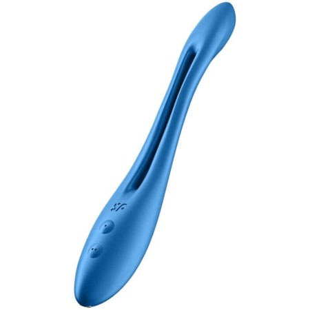 SATISFYER Elastic Game Multi Vibrator – Flexibler Paarvibrator in Blau