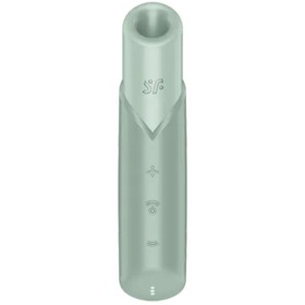 SATISFYER NAUGHTY KISS Klitoris Stimulator mit Luftwellen, Aquamarin