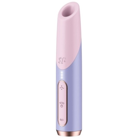 SATISFYER - Bold Kiss Klitoris Stimulator mit Luftwellen in Rosa/Violett