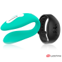 WEARWATCH Dual Pleasure Vibrator mit kabelloser WATCHME Technologie – Aquamarin / Azabach