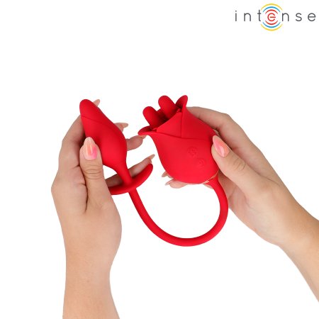 INTENSE - Melanie Doppel-Clitoris-Stimulator mit Zickzack-Zunge