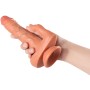 SHEQU Julian Realistischer Dildo mit Klitorisstimulator, Vibration & Fernbedienung, 16 cm