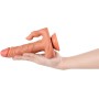 SHEQU Julian Realistischer Dildo mit Klitorisstimulator, Vibration & Fernbedienung, 16 cm