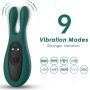 ARMONY - Grüner Rabbit Vibrator & Stimulator aus medizinischem Silikon