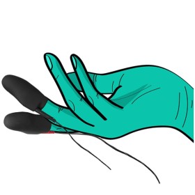 ELECTRASTIM Explorer Elektro-Stimulationsfingerlinge aus Silikon