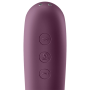 SATISFYER Dual Kiss Klitoris Stimulator mit Air Pulse Technologie in Purpur