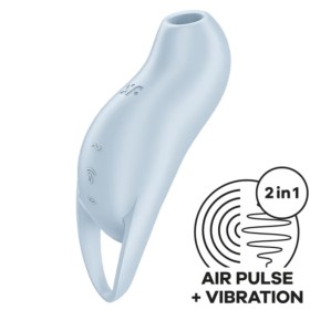 SATISFYER Pocket Pro 1 Klitoris Stimulator Hellblau – Druckwellen & Vibration