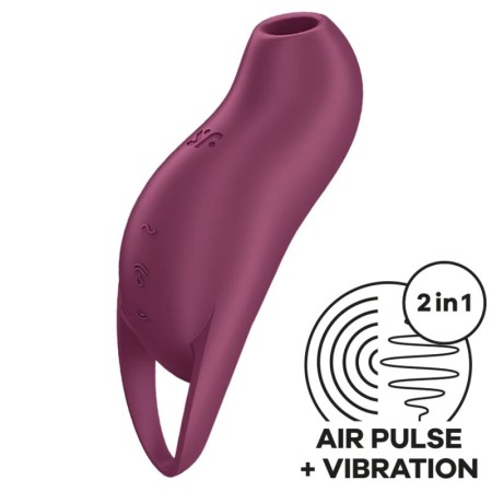 SATISFYER Pocket Pro 1 Klitoris Stimulator Granatrot