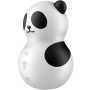 Satisfyer Pocket Panda Luftimpuls-Stimulator & Vibrator Schwarz-Weiß