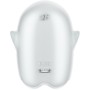 SATISFYER Glowing Ghost Air Pulse & Vibrator Weiß – Klitorisstimulation mit Luftdruck und Vibration