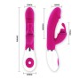 PRETTY LOVE - FLIRTATION Rabbit Vibrator mit 30 Vibrationsmodi