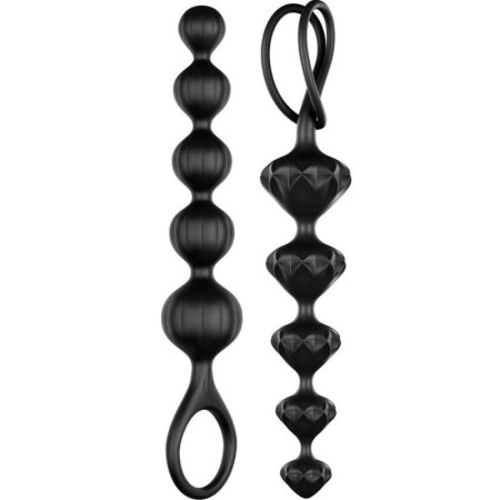 SATISFYER Love Beads Schwarz – Sanfte Einführung ins Analtraining