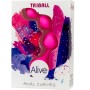 ALIVE Triball Analperlen aus Silikon, Rosa, 15 cm