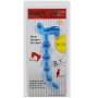 BAILE - Biegsame Twist Analperlen Blau aus TPR