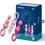 SATISFYER - Analplugs Set 3 Stück Tricolor aus hypoallergener Silikon