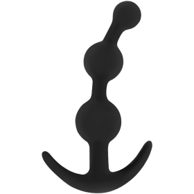 OHMAMA - Gebogener Silikon Analplug 13 cm