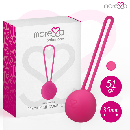 MORESSA OSIAN ONE Beckenbodentraining 51g Premium Silikon Rosa