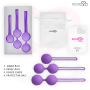 MORESSA OSIAN SET - Premium Silikon Kegel Kugeln in Lila
