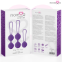 MORESSA OSIAN SET - Premium Silikon Kegel Kugeln in Lila