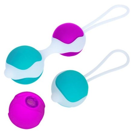 Pretty Love Flirtation Orgasmic Ball Deluxe - Silikon Kegel Kugeln Set
