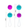 Pretty Love Flirtation Orgasmic Ball Deluxe - Silikon Kegel Kugeln Set
