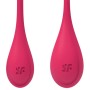 Satisfyer Yoni Power 1 Trainingsset Rot – Beckenbodentraining mit medizinischer Silikon-Kugel