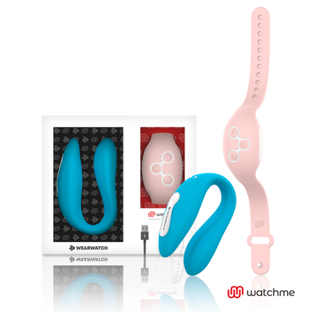 WEARWATCH VIBRATOR DUAL TECHNOLOGY WATCHME AÑIL / ROSA - Kabelloser Paarvibrator