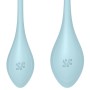 Satisfyer Yoni Power 2 Trainingsset – Silikon Kegel Kugeln für Beckenbodenstärkung, Blau