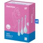 Satisfyer Yoni Power 2 Trainingsset – Silikon Kegel Kugeln für Beckenbodenstärkung, Blau