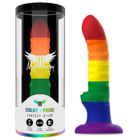 MYTHOLOGY - HER COLBY PRIDE DILDO M, Silikon, flexibel, saugfähig