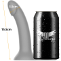 MYTHOLOGY - Rune Majestic Dildo S, Silikon, 15,5 cm, ohne Vibration, silber
