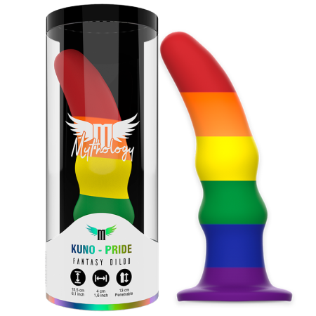 MYTHOLOGY - KUNO PRIDE DILDO M – Premium Silikon Fantasy Dildo mit Saugbasis